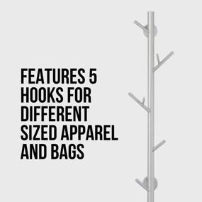 img 2 attached to Wall Mounted Coat Rack By Torre & Tagus - Floating Design