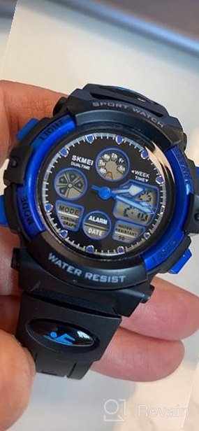 img 1 attached to Multi-Function Waterproof Sports Kids Watches: Perfect Birthday Gifts for Boys and Girls Ages 5-12 review by Eduardo Purewal