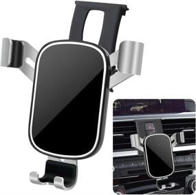 img 4 attached to LUNQIN Car Phone Holder for 2013-2028 BMW 3/4 Series [Big Phones with Case Friendly] - Secure Mobile Phone Mount for Auto Accessories Interior Decoration