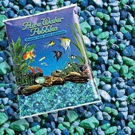 img 1 attached to Experience the Tranquility: Pure Water Pebbles Nature's Ocean Aquarium Gravel in Blue Lagoon Shade - 5lb Delight