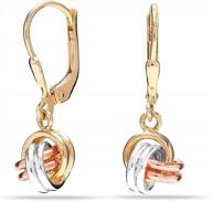 женские серьги-кольца с подвесками в форме сердца из стерлингового серебра 925 пробы - lecalla jewelry логотип