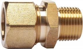 img 4 attached to 5 Pack 5/8" OD X 3/8" Male NPT Brass Compression Connector Fittings By LTWFITTING