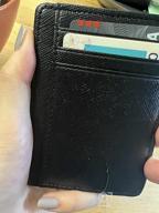 img 1 attached to 👔 Optimized Men's Accessories: Leather Wallets with Blocking Features, Designer Holders, Card Cases & Money Organizers review by Brian West