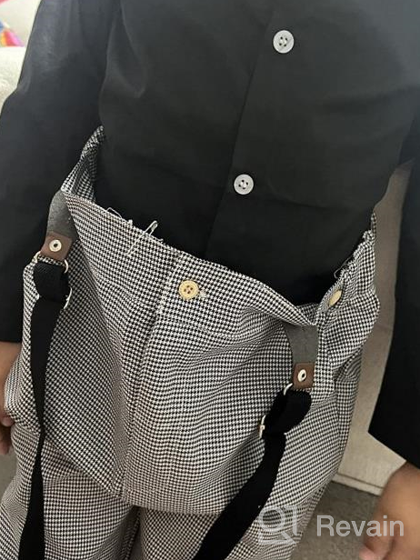 img 1 attached to 🧒 Gentlemen-Inspired Suspenders: Stylish Toddler Boys' Clothing Collection review by Justin Reedy