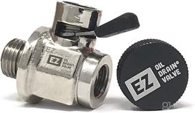 img 2 attached to 🔧 Effortless Oil Changes Made Easy with EZ (EZ-101) Silver 1/2"-20 UNF Thread Size Oil Drain Valve