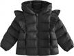 6m-6t winter coats for kids: unicomidea 3d print down alternative hoods baby girls coat logo