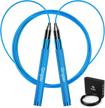 get fit with the gruper jump rope workout: adjustable, self-locking aluminum skipping ropes with 360 degree spin and weighted options! logo