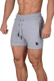 img 2 attached to YoungLA Men'S Classic Weight Lifting Shorts With Pockets - Perfect For Gym Workouts!