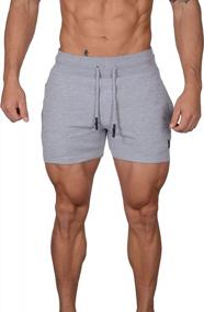 img 3 attached to YoungLA Men'S Classic Weight Lifting Shorts With Pockets - Perfect For Gym Workouts!