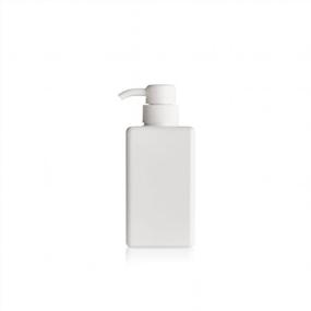 img 2 attached to 2 Pack Of White 450Ml (15.3Oz) Lotion Pump Bottles - Empty Soap Dispenser For Bathroom, Kitchen, Shampoo, Shower Gel, And Hand Sanitizer