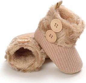 img 1 attached to IHPCARE Fashion Newborn Infant Toddler Boys' Shoes in Boots