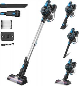 img 4 attached to Powerful And Lightweight INSE Cordless Vacuum Cleaner With 6-In-1 Functionality And Long Runtime For Effective Cleaning At Home!