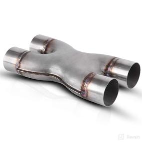 img 4 attached to AUTOSAVER88 Universal Stainless Exhaust Muffler Replacement Parts