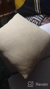 img 5 attached to Stretch Sofa Cover For 4-Seat Couch, X-Large Size, 1-Piece Design In Mustard Beige By JINAMART
