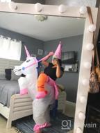 img 1 attached to Unleash Your Inner Unicorn With TOLOCO'S Inflatable Costume For Adults! review by Lauren Salvage