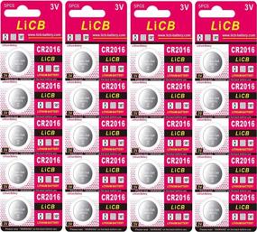 img 4 attached to LiCB CR 2016 Lithium Battery, 3V Coin Cell Pack Of 20, For Better Button Cell Performance