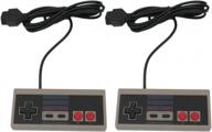 wired nes-004 replacement controller for vintage nintendo nes console gaming logo
