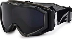 img 4 attached to EYEGUARD Ski Goggles Men Women Youth, Cylinder Lens Anti-Fog OTG Snowboard Snow Goggles