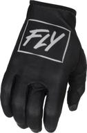 fly racing gloves black medium логотип