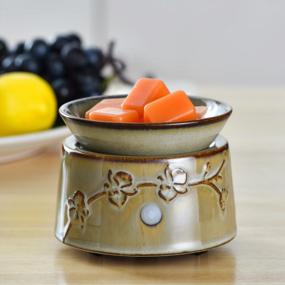 img 2 attached to Kobodon'S 3-In-1 Ceramic Electric Wax Warmer: The Ultimate Fragrance Solution For Candles, Wax Melts, And Essential Oils