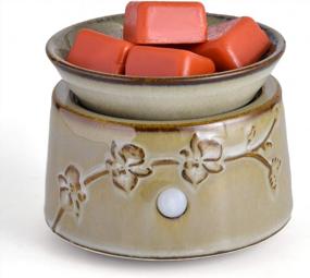 img 4 attached to Kobodon'S 3-In-1 Ceramic Electric Wax Warmer: The Ultimate Fragrance Solution For Candles, Wax Melts, And Essential Oils