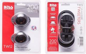 img 1 attached to 🔊 BOSS Audio Systems TW12 - 200W Per Pair, 1 Inch Car Tweeters (Sold in Pairs)