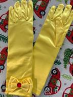 картинка 1 прикреплена к отзыву Yellow Layered Princess Costume Dress With Accessories For Little Girls By ReliBeauty от Robert Elder