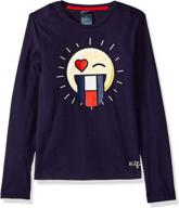 tommy hilfiger adaptive shoulder closure girls' clothing via tops, tees & blouses logo