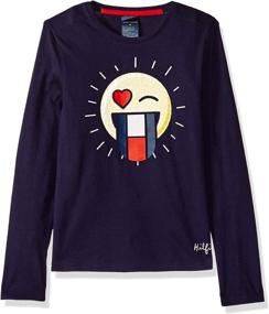 img 4 attached to Tommy Hilfiger Adaptive Shoulder Closure Girls' Clothing via Tops, Tees & Blouses