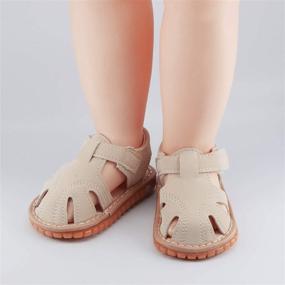 img 3 attached to SOFMUO Squeaky Sandals Non Slip Outdoor Boys' Shoes : Sandals