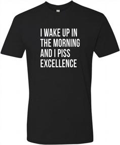 img 4 attached to Men'S Movie Quote T-Shirt: 'I Piss Excellence' - Panoware, Black M