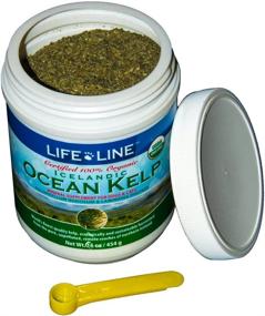 img 1 attached to 🐾 Life Line Pet Nutrition Organic Ocean Kelp Supplement: Natural Skin & Coat and Digestion Support for Dogs & Cats, 16oz, 20101