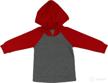 tobeinstyle infant raglan sleeve hoodie apparel & accessories baby boys made as clothing logo