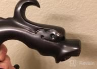 img 1 attached to Oil Rubbed Bronze Dragon Shape Bathroom Sink Faucet 2 Knobs Vanity Basin Mixer Tap - Rozin review by Lokesh Das
