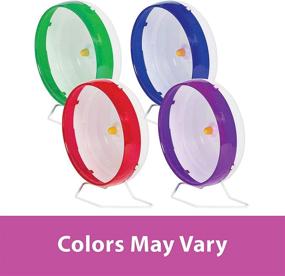 img 2 attached to Silent Spinner Wheel by Kaytee: Vibrant Colors and Quiet Operation - Discover the Perfect Fit for Your Pet!
