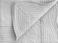 verabella newborn quilt baby soft blanket reversible crib quit blanket, grey logo