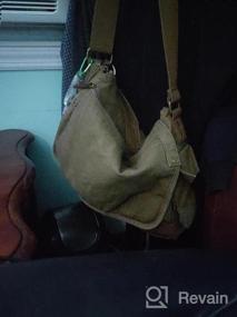 img 5 attached to Gootium Canvas Messenger Bag - Винтажная сумка через плечо через плечо