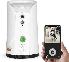 img 4 attached to 📹 SKYMEE WiFi Dog Camera Treat Dispenser with Night Vision, Two-Way Audio, and Alexa Compatibility
