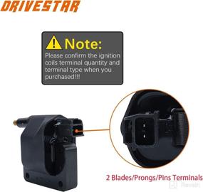 img 1 attached to 🔥 High-Performance DRIVESTAR UF198 Ignition Coil Set for Dodge & Jeep Engines - 2.5L, 3.9L, 4.7L, 5.2L, 5.9L, 8.0L, 4.0L