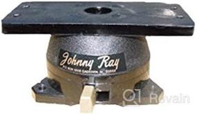 img 1 attached to 🔭 Johnny Ray JR-207 Marine Portable Sonar Swivel Mount, 1.25" x 5.5", Top Lever Release, Black Finish