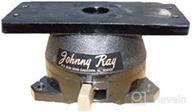 🔭 johnny ray jr-207 marine portable sonar swivel mount, 1.25" x 5.5", top lever release, black finish logo