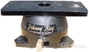 img 4 attached to 🔭 Johnny Ray JR-207 Marine Portable Sonar Swivel Mount, 1.25" x 5.5", Top Lever Release, Black Finish