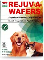 🐾 sun chlorella rejuv-a-wafers: premium daily superfood supplement for dogs, cats & other animals - enriched with green microalgae & eleuthero bits - boost immune defense, gut health - 60 wafers logo