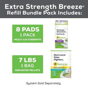 img 3 attached to 🧼 Tidy Cats Purina Breeze Litter System Cat Extra Strength Refill Bundle: The Ultimate Choice for a Cleaner and Hassle-free Cat Litter Experience