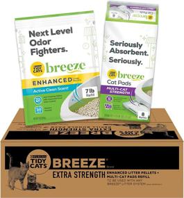 img 4 attached to 🧼 Tidy Cats Purina Breeze Litter System Cat Extra Strength Refill Bundle: The Ultimate Choice for a Cleaner and Hassle-free Cat Litter Experience