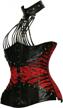 get spooky in style: bslingerie's steampunk steel boned corset for women this halloween! logo