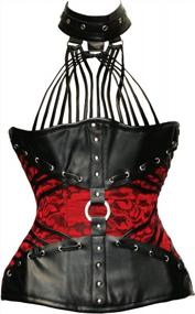 img 2 attached to Get Spooky In Style: Bslingerie'S Steampunk Steel Boned Corset For Women This Halloween!