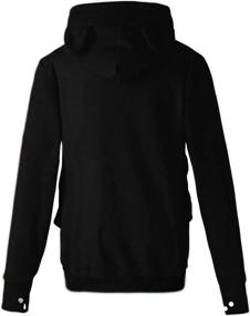img 1 attached to Hoodies Holder Carriers Pullover Sweatshirt Cats ~ Apparel
