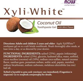 img 3 attached to 6-Pack of NOW Solutions Coconut Toothpaste, 4 Ounce each