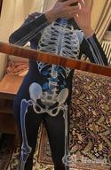 картинка 1 прикреплена к отзыву Spooky Chic: Fixmatti Women'S Long Sleeve Skull Print Jumpsuit For Halloween Parties от Edward Taylor